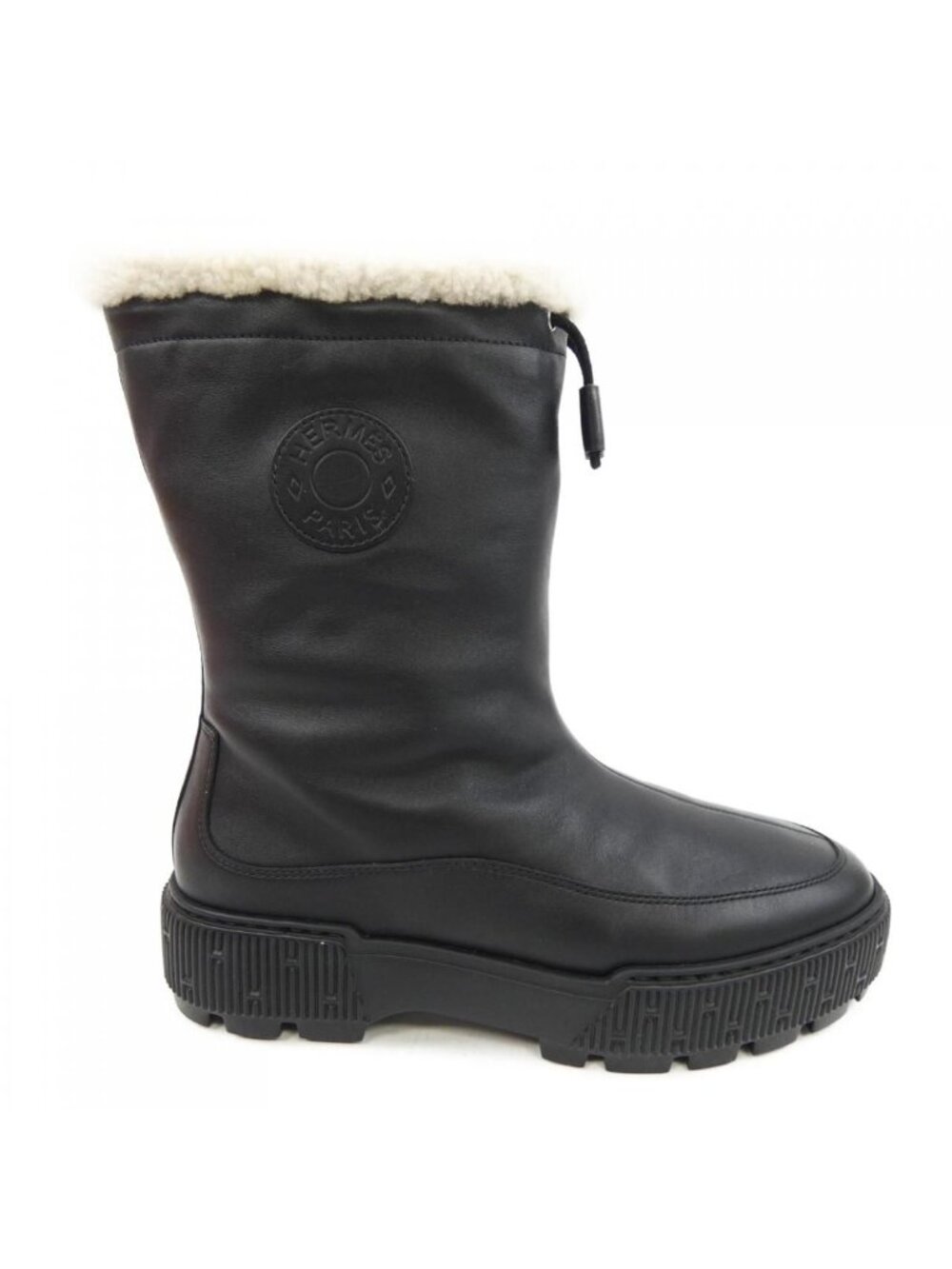 Hermes Journey Boots Black 36